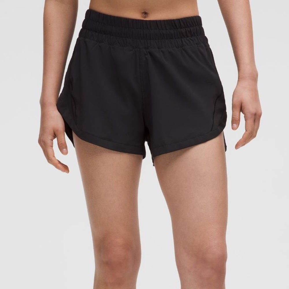 Lululemon Black track that Shorts- size 6
